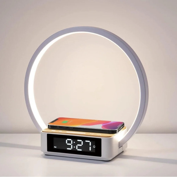 NEW Wake To Light LED Clock Phone Charger - Picture 1 of 3